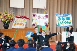 4月8日(月)、成美学園高等學校は千葉県勝浦市の本校にて入学式を行いました。