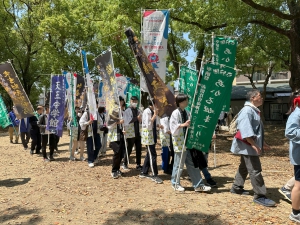 天王寺学館高等学校は、大阪市平野区の平野公園で開催された「第16回あかる姫まつり」に参加しました。