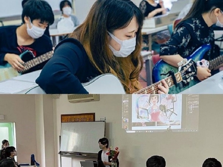プロの指導による音楽コースやダンスコース、代々木アニメーション学院とのタイアップ授業など芸術系の授業も充実。