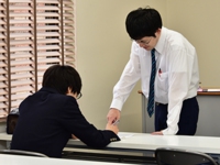 一人ひとりに丁寧に指導