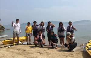 瀬戸内海に浮かぶ島「飛島」にてスクーリング!感動の体験を